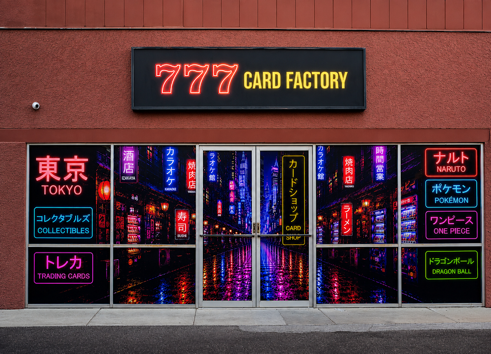 777 Card Factory, tienda de TCG en Las Vegas