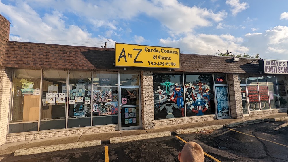 A to Z Cards and Comics, tienda de TCG en Garden City