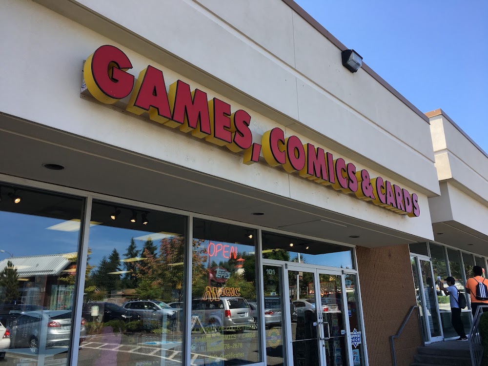 A World of Collections: Games Comics and Cards, tienda de TCG en Edmonds
