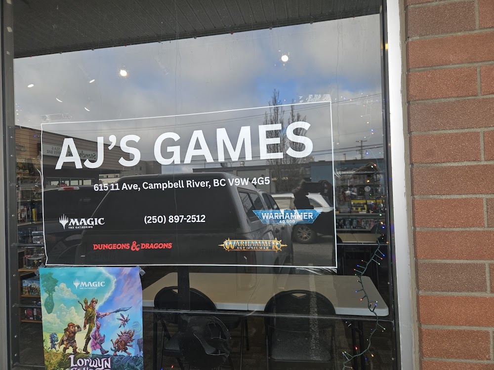 AJ's Games, tienda de TCG en Campbell River