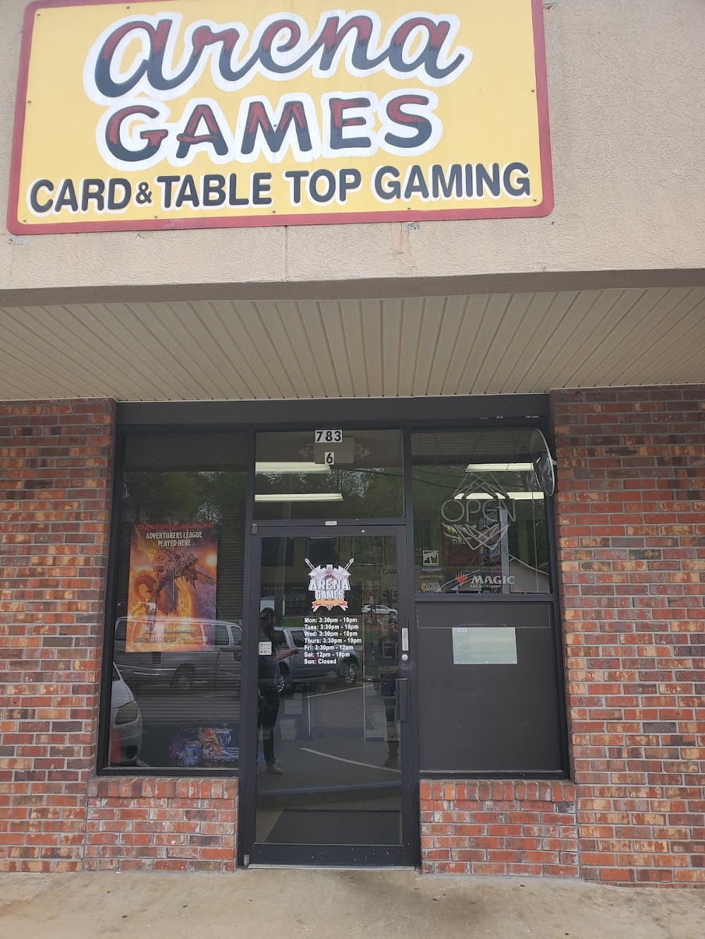 Arena Games, tienda de TCG en Cleveland