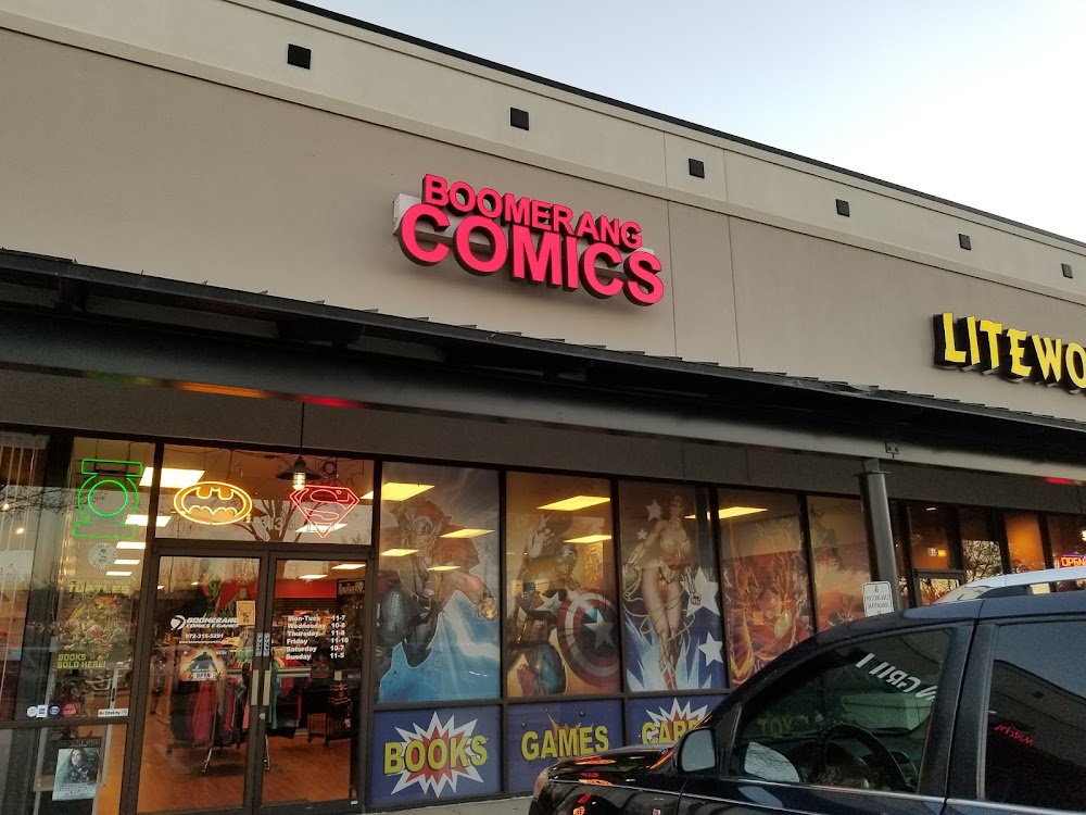 Boomerang Comics, tienda de TCG en Lewisville