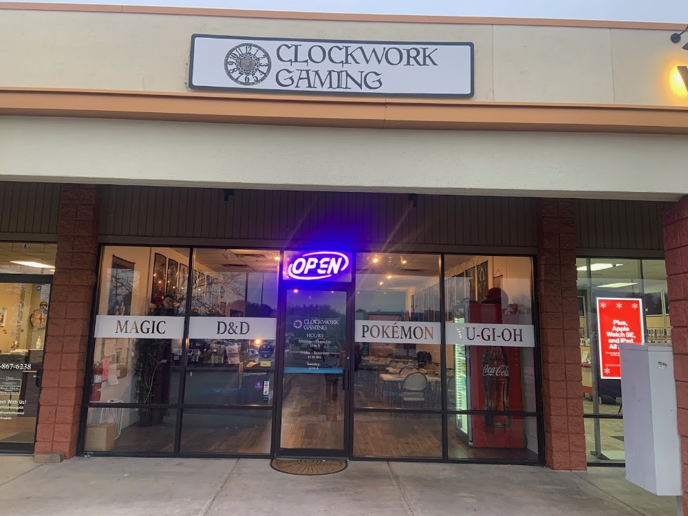 Clockwork Gaming, tienda de TCG en Dahlonega