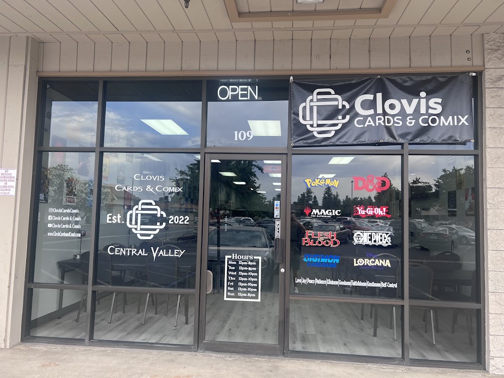 Clovis Cards & Comix, tienda de TCG en Clovis