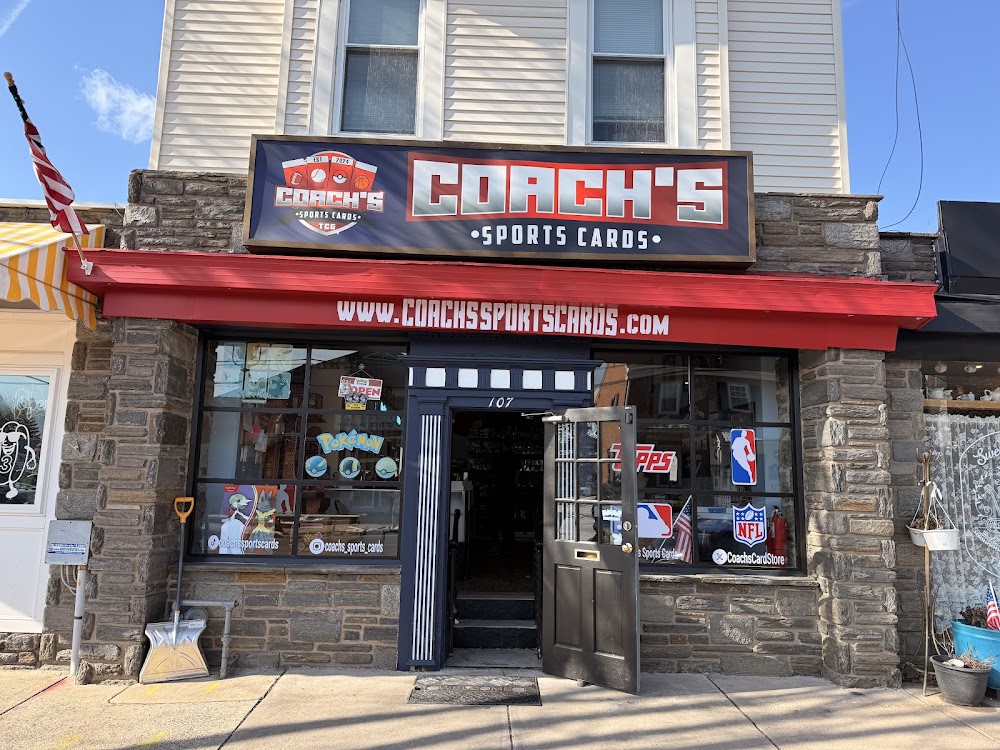 Coachs sports cards, tienda de TCG en Hatboro
