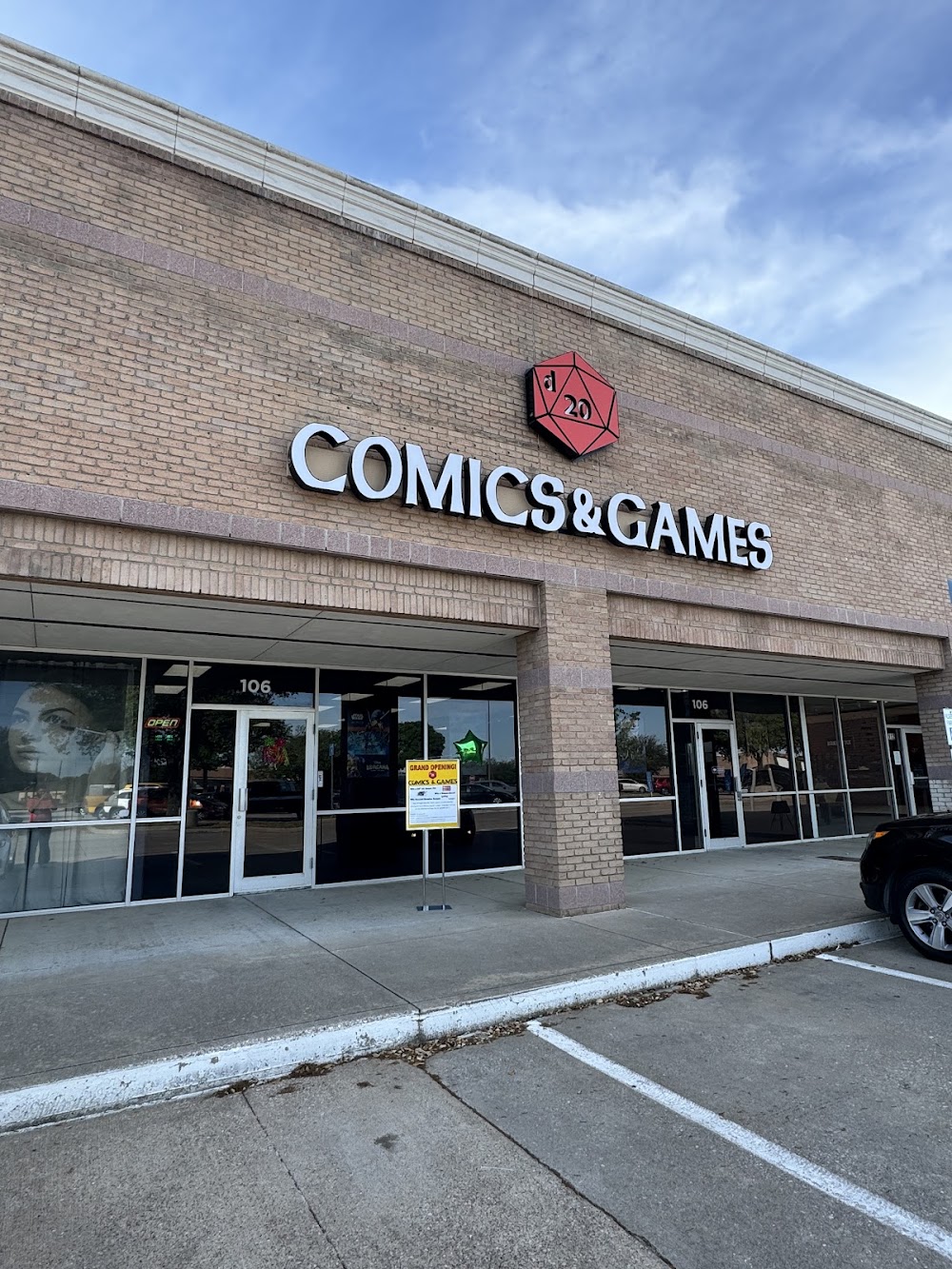 d20 Comics and Games, tienda de TCG en Colleyville