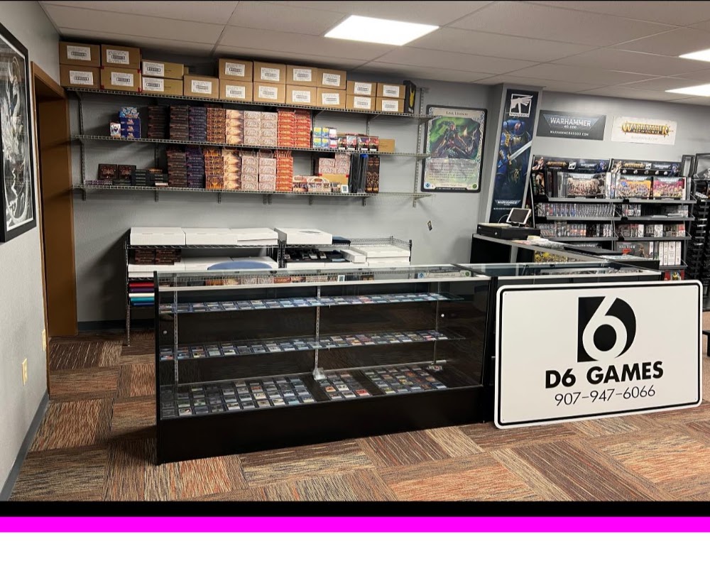D6 Games, tienda de TCG en Anchorage