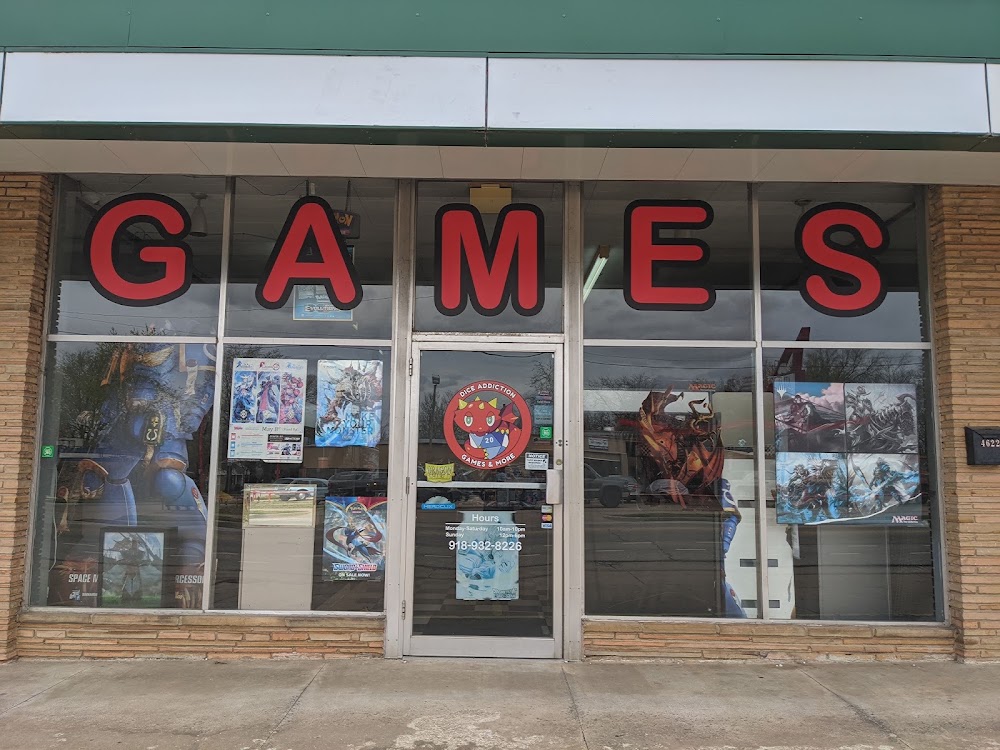 Dice Addiction, tienda de TCG en Tulsa