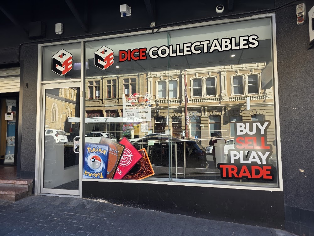 DICE COLLECTABLES PTY LTD, tienda de TCG en Hobart