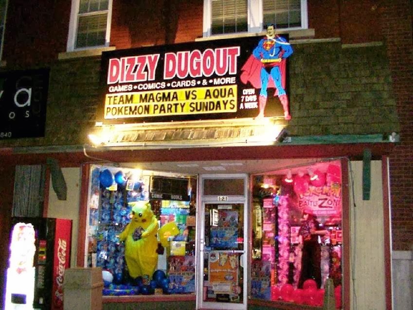 Dizzy Dugout, tienda de TCG en Collinsville