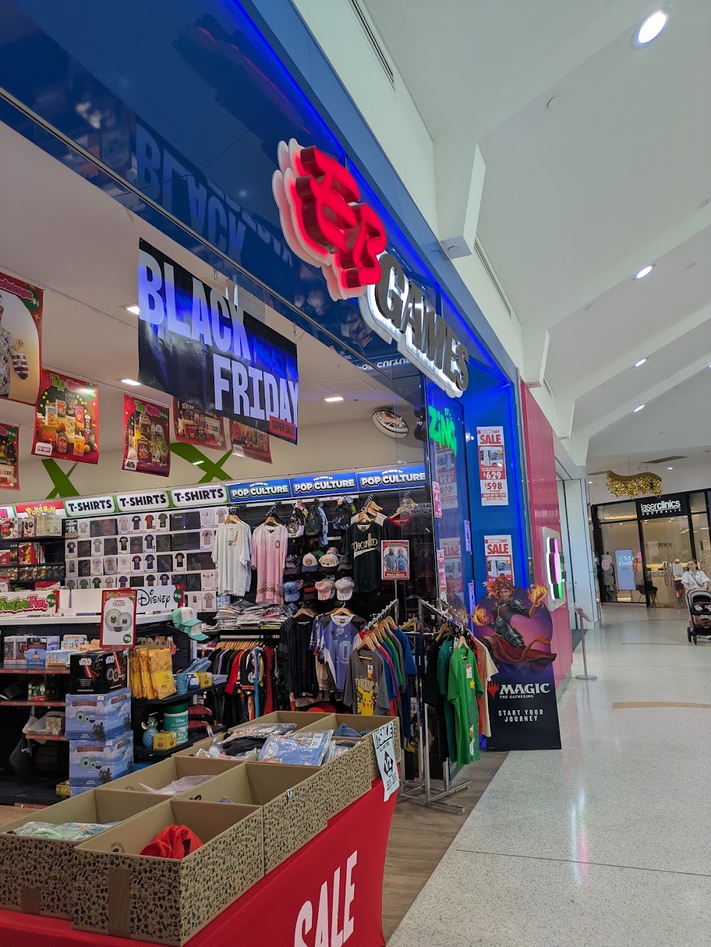 EB Games Settlement, tienda de TCG en Port Macquarie