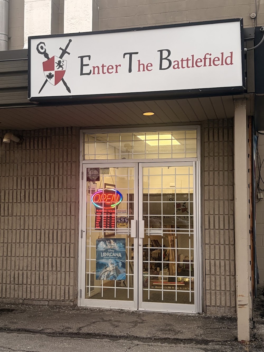 Enter the Battlefield, tienda de TCG en Newmarket