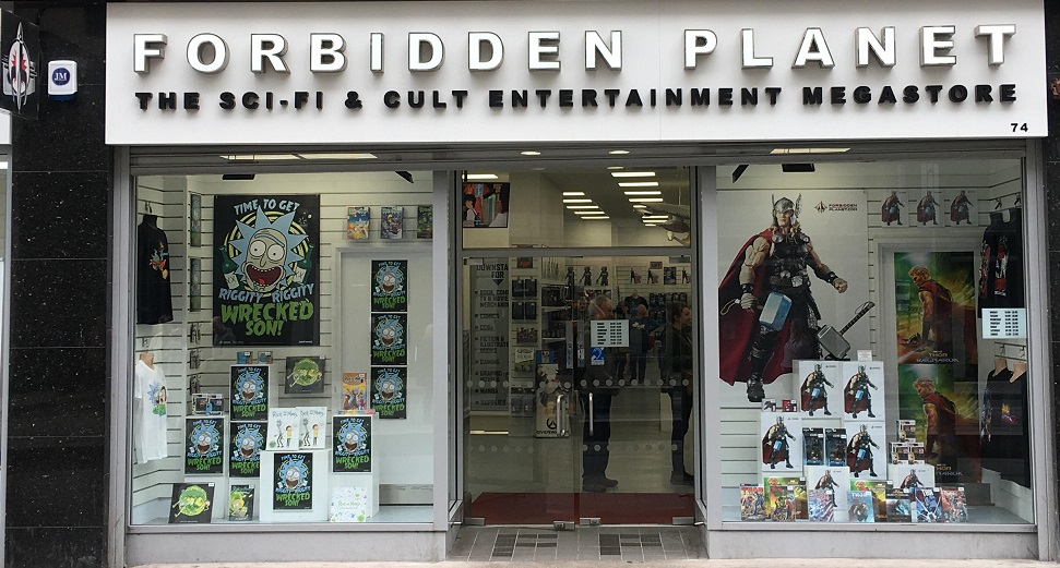 FORBIDDEN PLANET BIRMINGHAM, tienda de TCG en Birmingham
