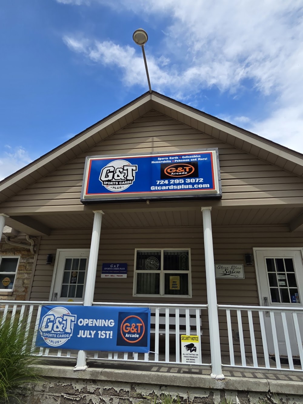 G&T Sports Cards Plus, tienda de TCG en Sarver