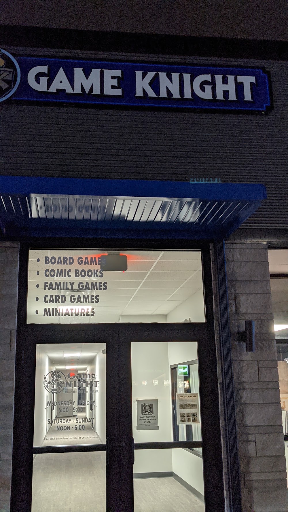 Game Knight, a TCG store in Huntingburg