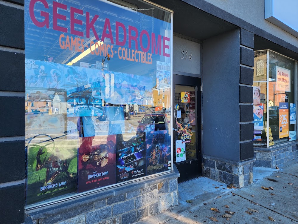 Geekadrome: Games and Comics, tienda de TCG en Pittsburgh