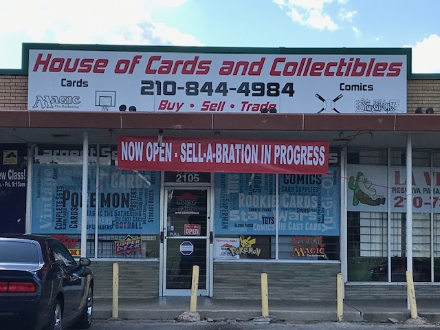 House of Cards and Collectibles, tienda de TCG en San Antonio
