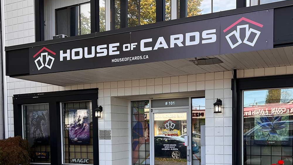 House of Cards - Cloverdale, tienda de TCG en Surrey
