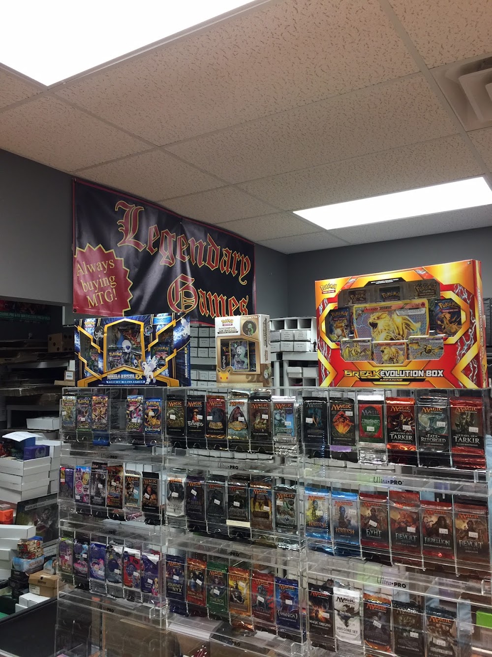Legendary Games, tienda de TCG en Lexington