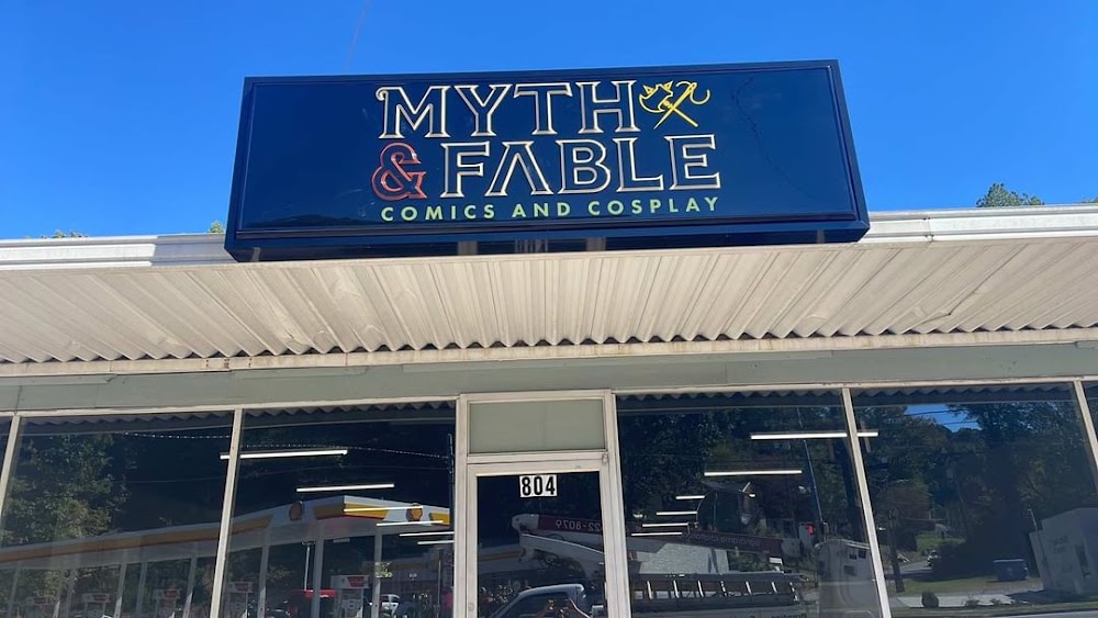 Myth & Fable: Comics and Cosplay, tienda de TCG en Rossville