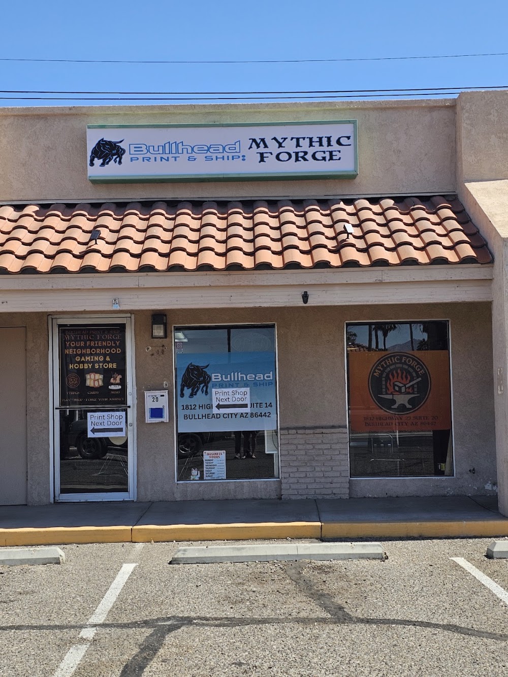 mythic forge, tienda de TCG en Bullhead City