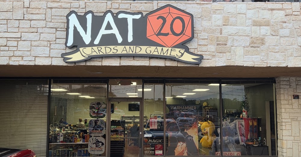 Nat20 Cards and Games, tienda de TCG en Azle