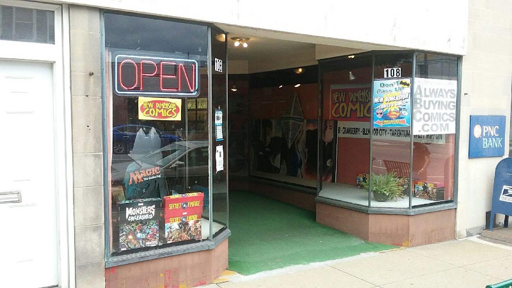 New Dimension Comics - Butler, tienda de TCG en Butler