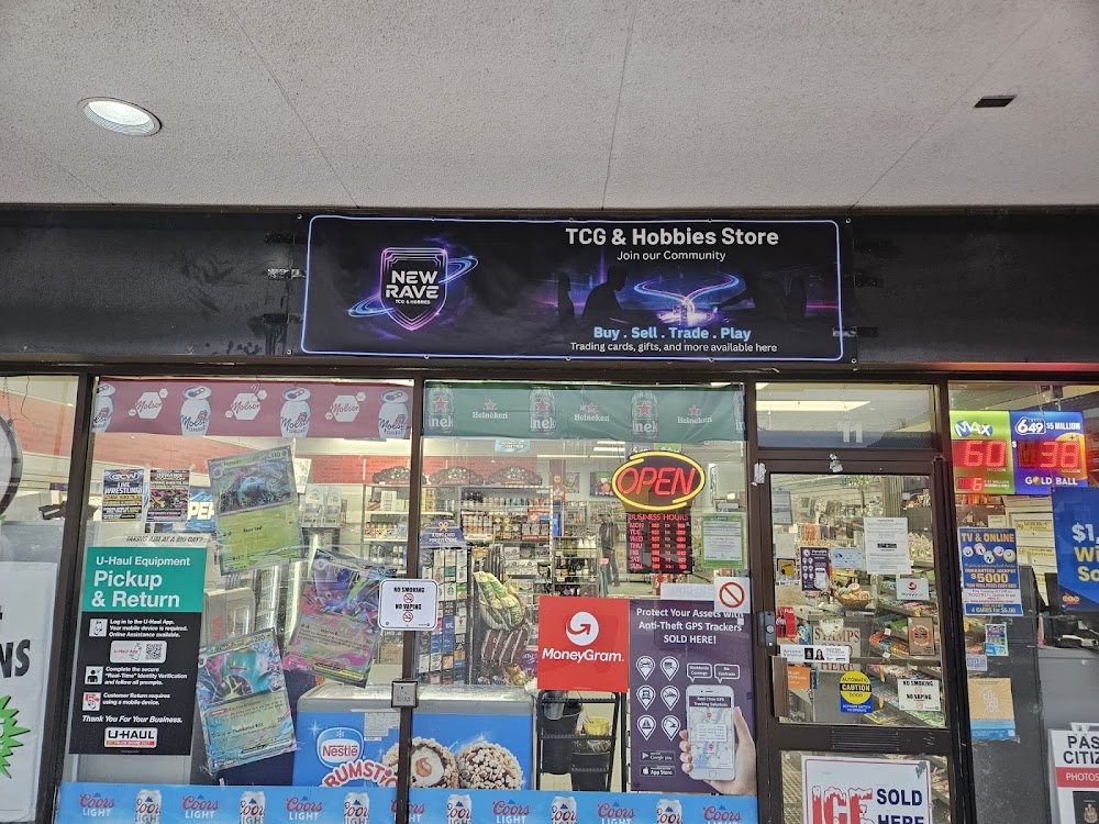 New Rave TCG and Hobbies, tienda de TCG en Oshawa