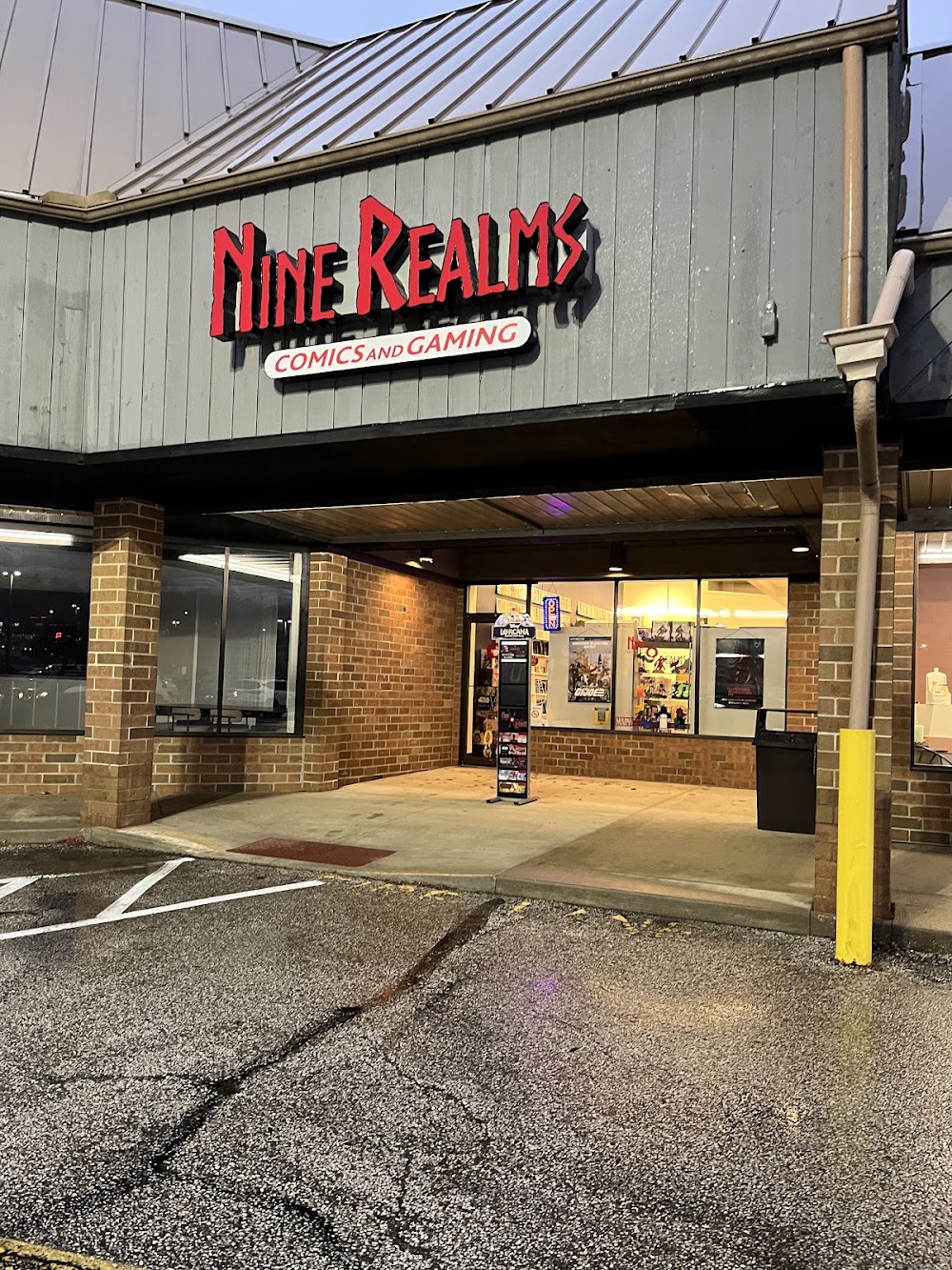 Nine Realms Comics and Gaming, tienda de TCG en Akron