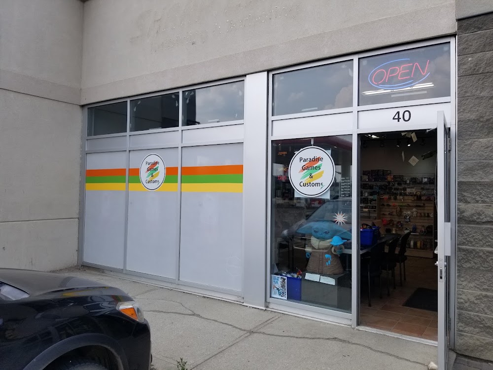 Paradise Games and Customs, tienda de TCG en Spruce Grove