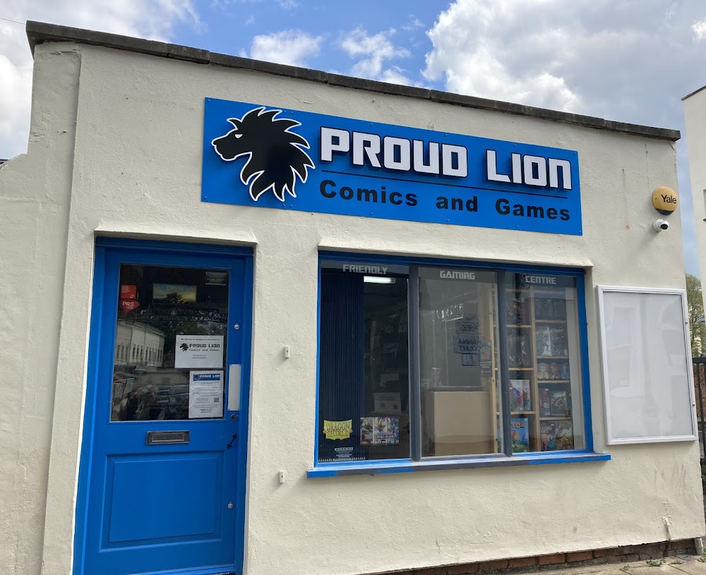 Proud Lion Comics and Games, tienda de TCG en Cheltenham