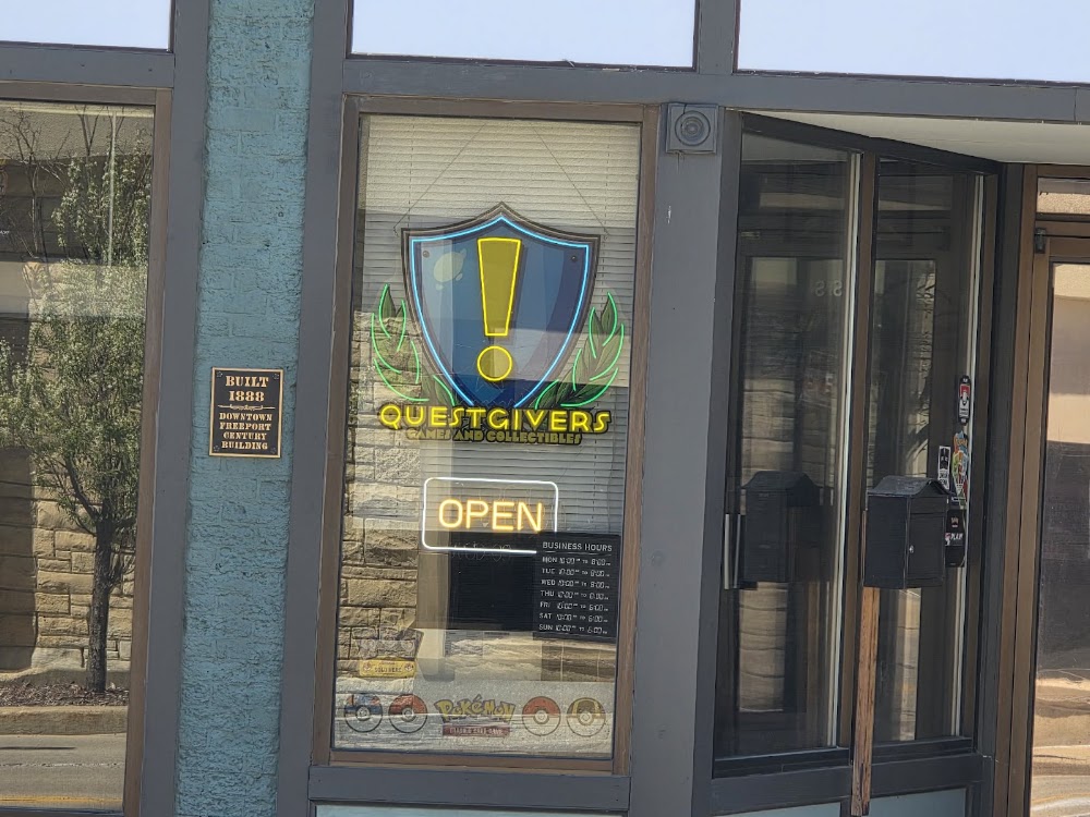 Quest Givers Gaming and Collectibles, tienda de TCG en Freeport