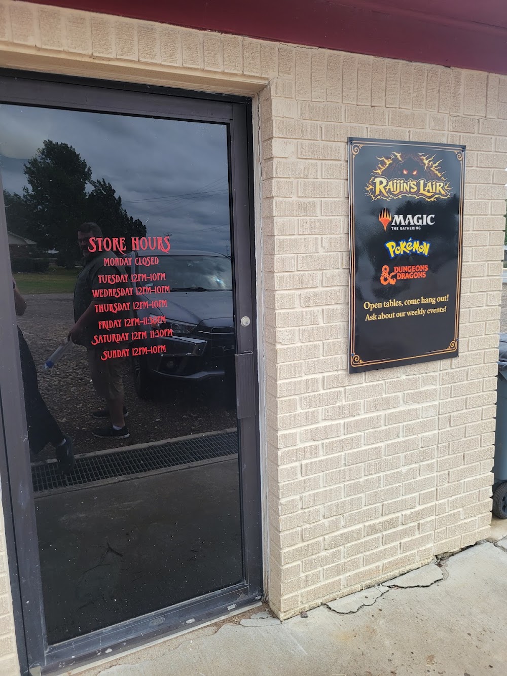Raijin's Lair, tienda de TCG en Brenham