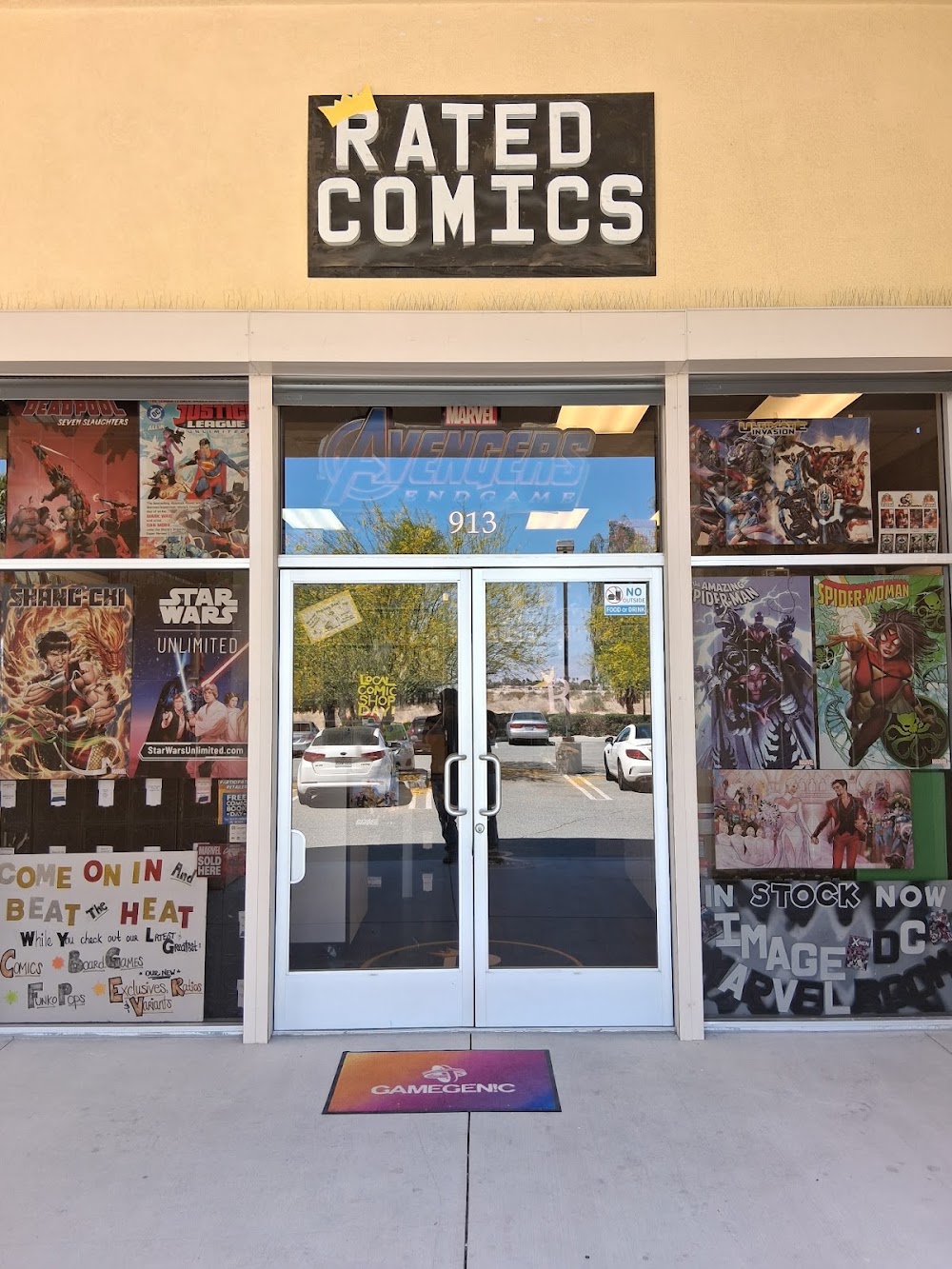 Rated Comics, tienda de TCG en Palm Springs