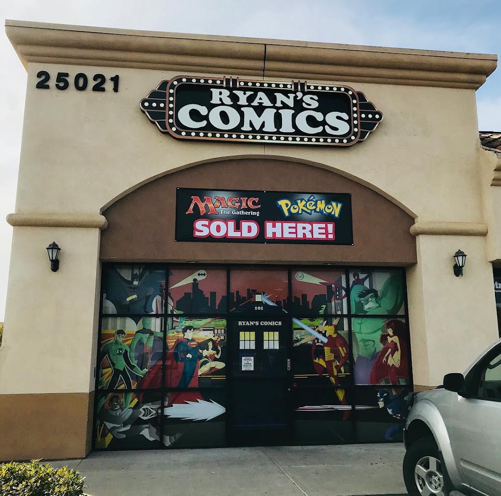 Ryan's Comics, tienda de TCG en Murrieta
