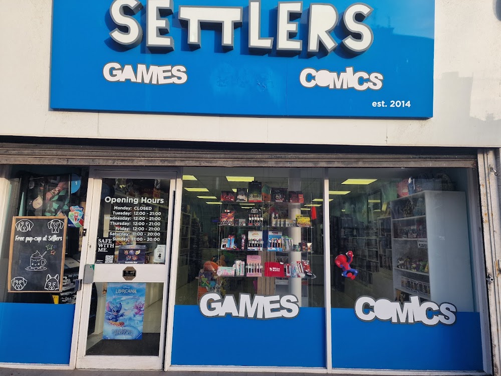 Settlers, tienda de TCG en Glasgow