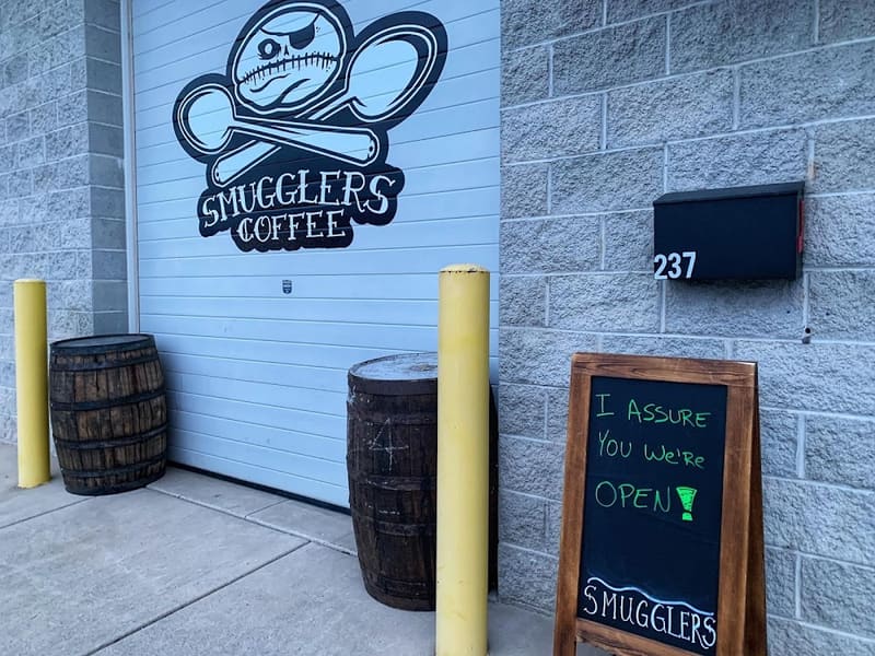 Smugglers Coffee, a TCG store in Dyer