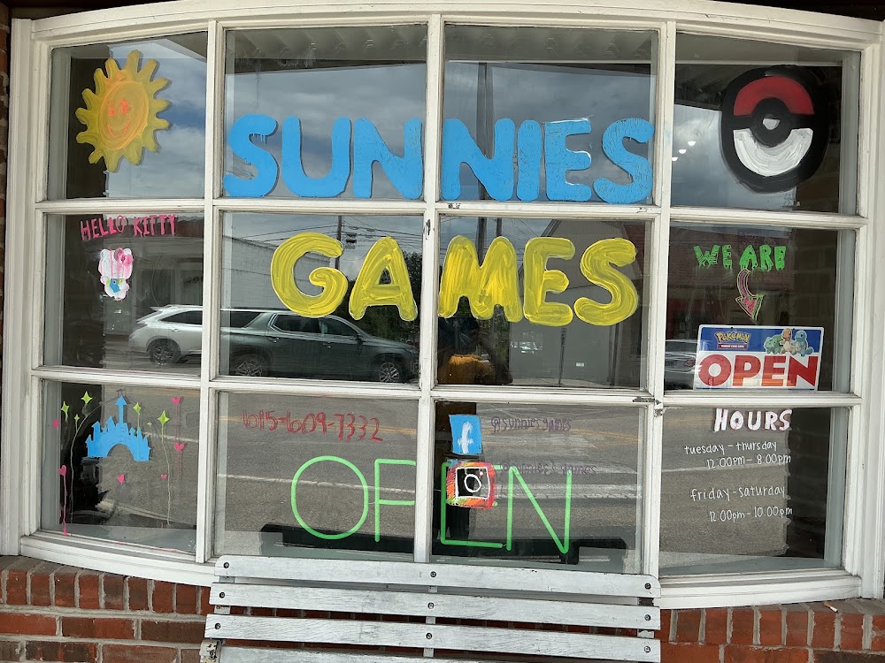 Sunnies games, tienda de TCG en Cookeville