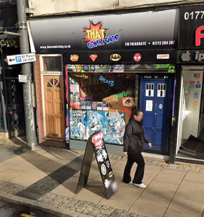 THAT Comic Shop, tienda de TCG en Preston