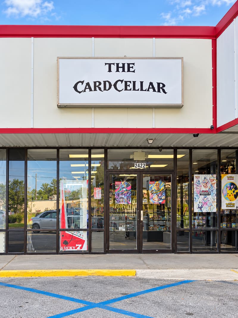 The Card Cellar, a TCG store in Waveland