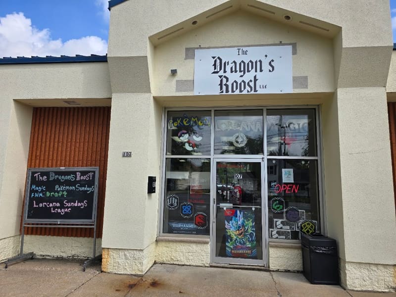 The Dragon's Roost, a TCG store in Marshfield