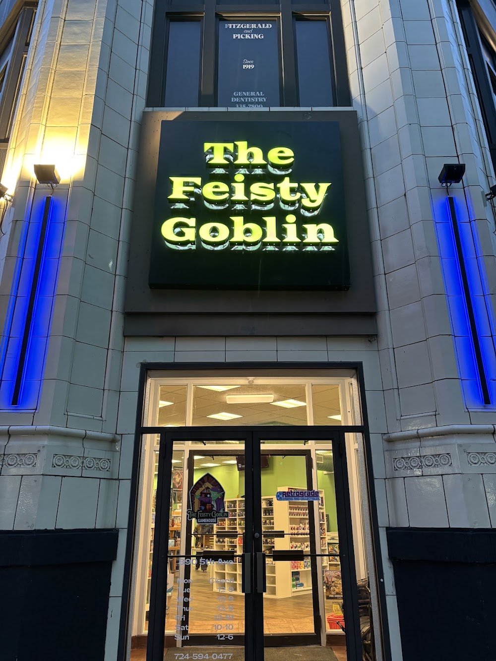 The Feisty Goblin Gamehouse, tienda de TCG en New Kensington