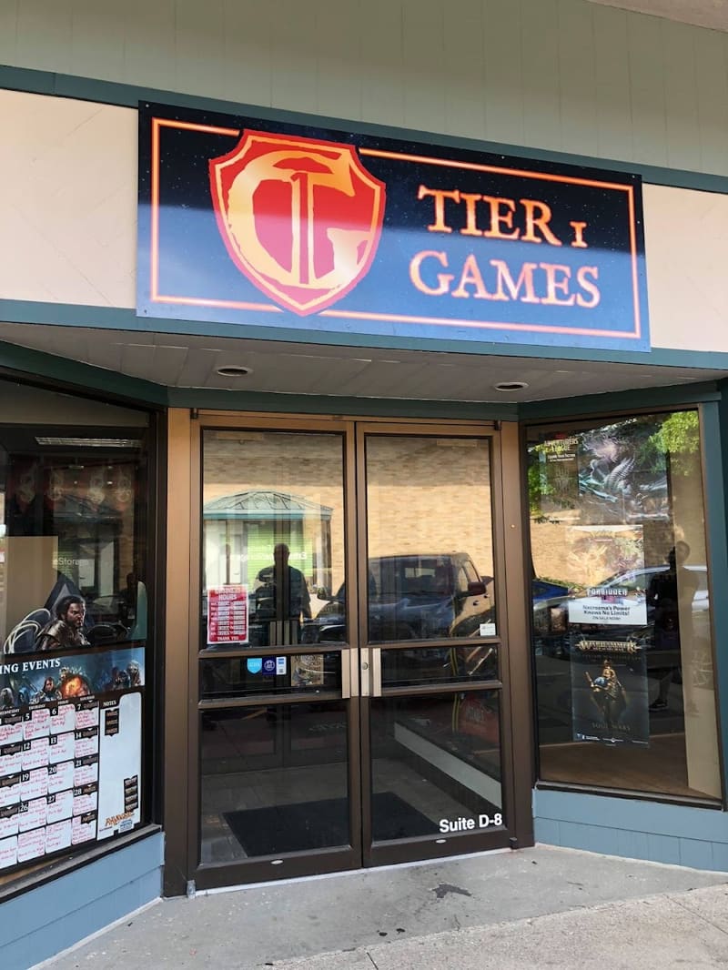 Tier 1 Games, a TCG store in Lafayette