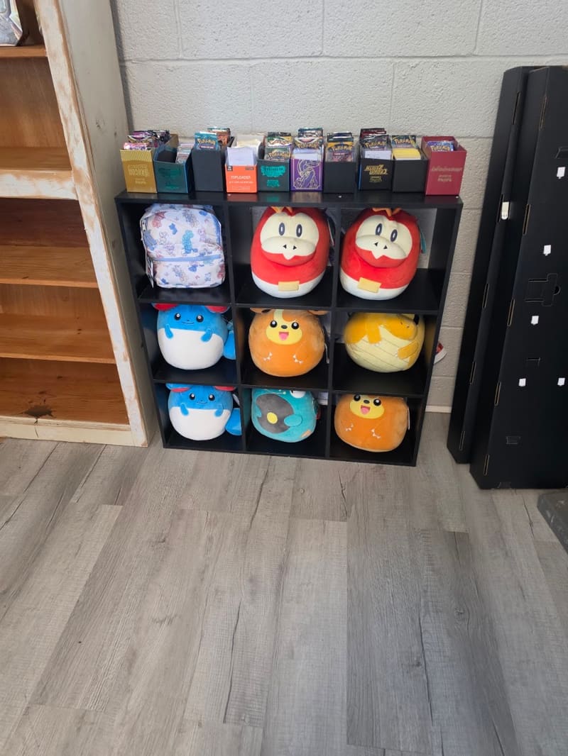 Trainer's card cave, a TCG store in Forest City