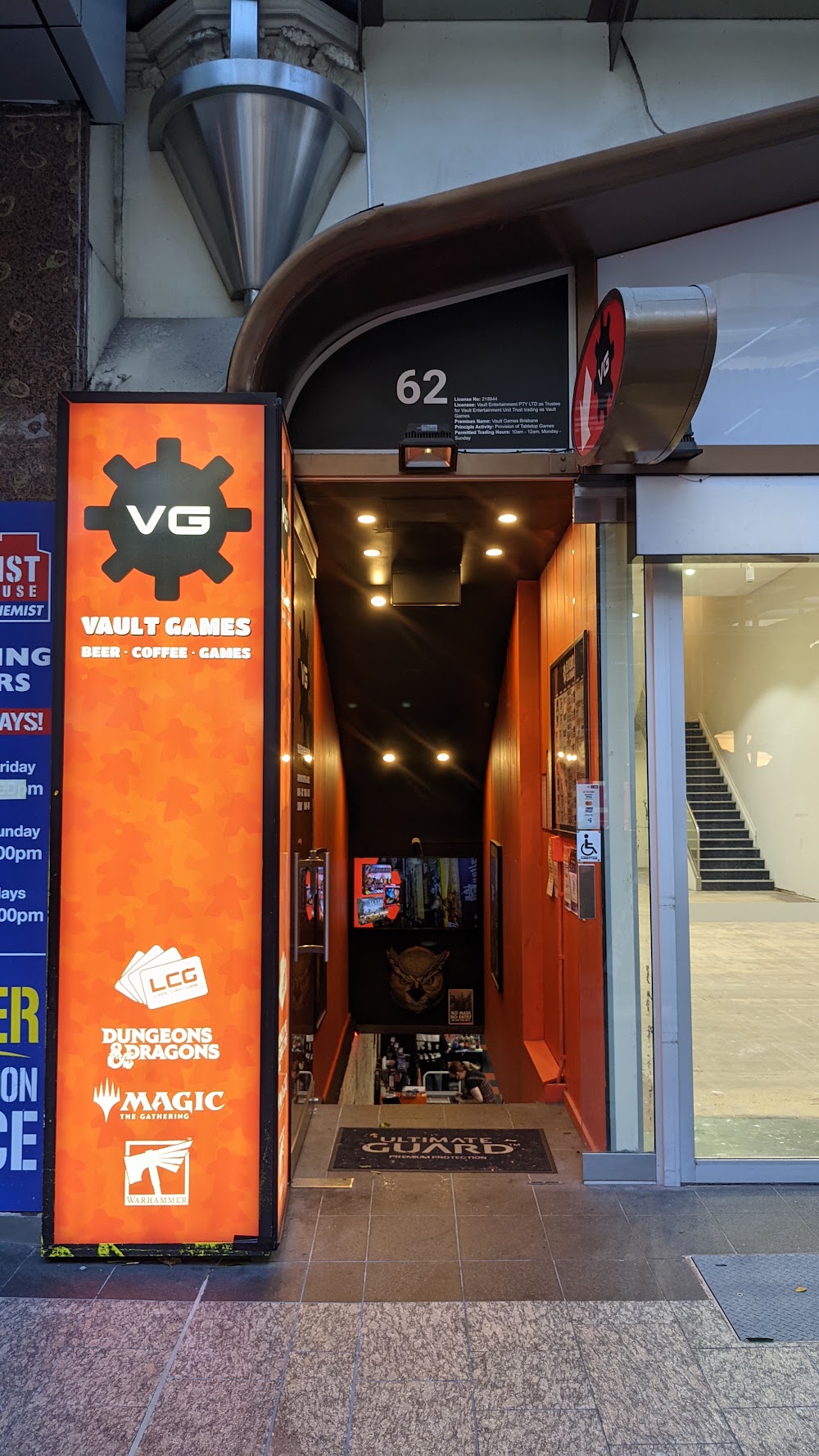 Vault Games, tienda de TCG en Brisbane