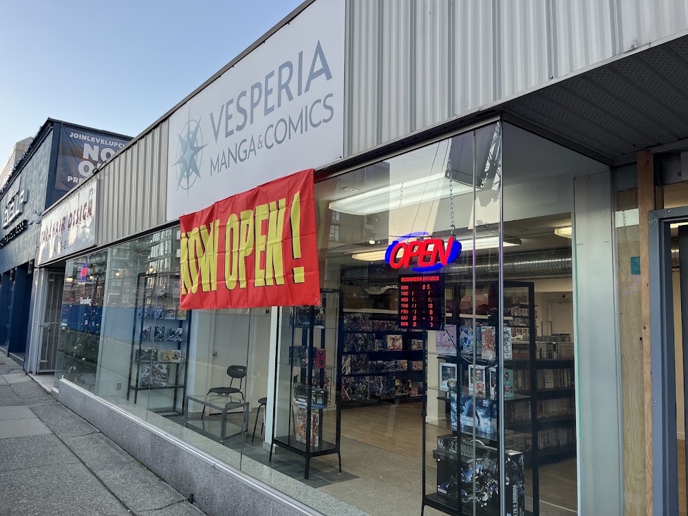 Vesperia Manga and Comics, tienda de TCG en Vancouver