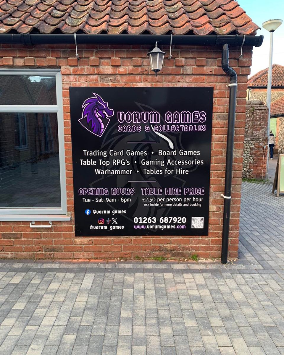 VORUM GAMES, tienda de TCG en Fakenham