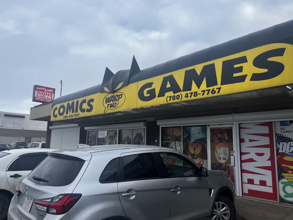 Warp 2 Comics and Games, tienda de TCG en Edmonton