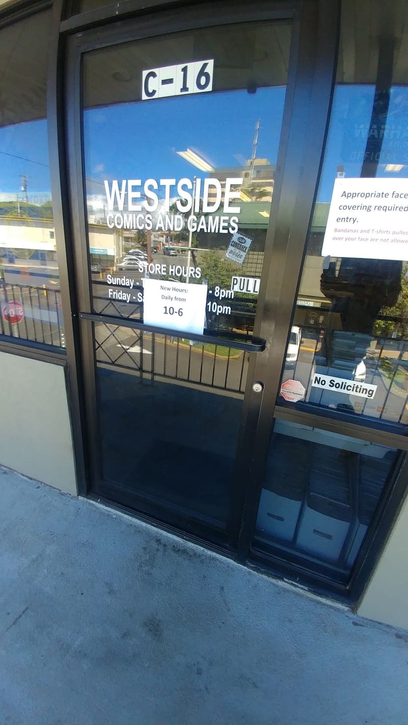 Westside Comics And Games, a TCG store in Kapolei