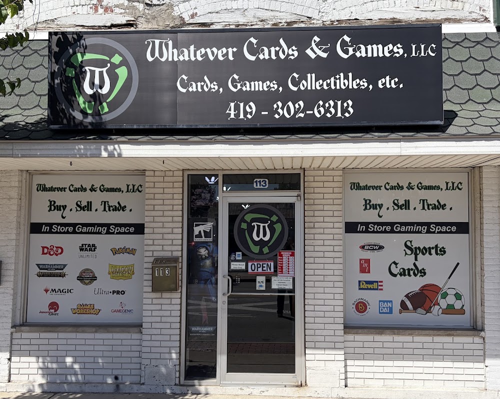Whatever Cards & Games, LLC, tienda de TCG en Ada